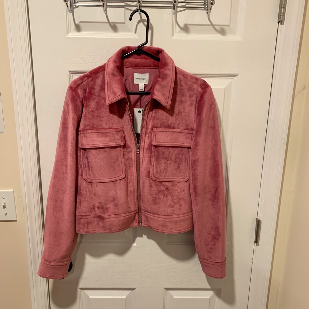 NEW WITH TAGS - Nine West pink velvet jacket